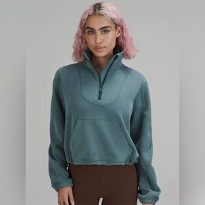 Lululemon Brushed Softstreme Ribbed Half Zip